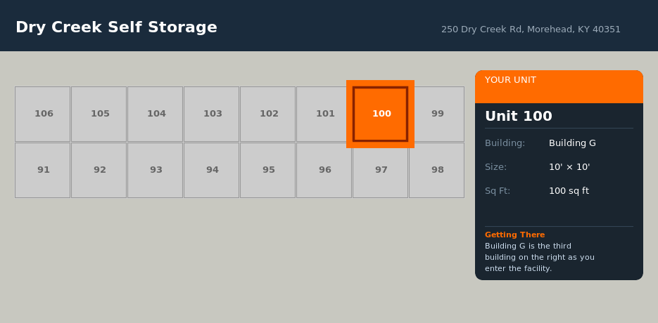 Unit 100 - Dry Creek