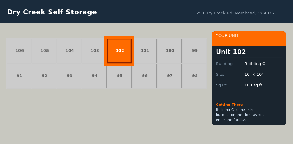 Unit 102 - Dry Creek