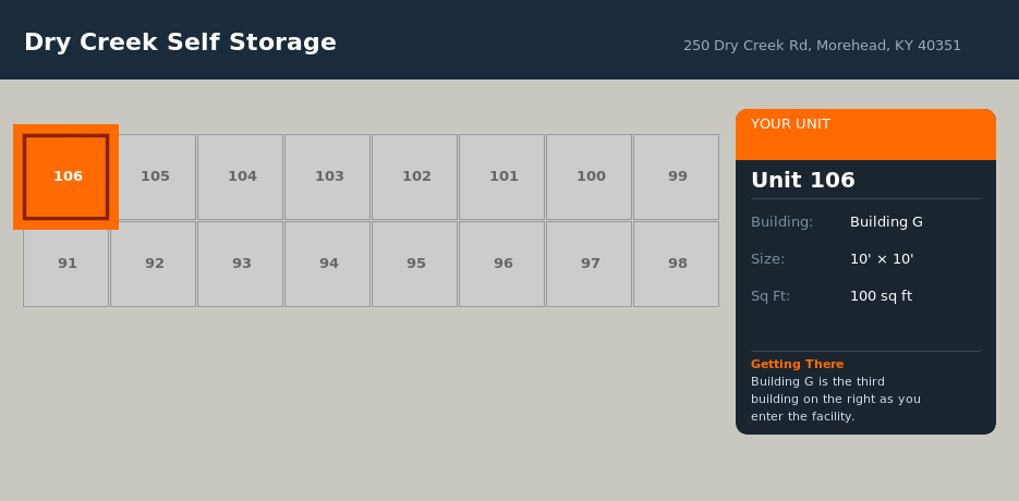 Unit 106 - Dry Creek