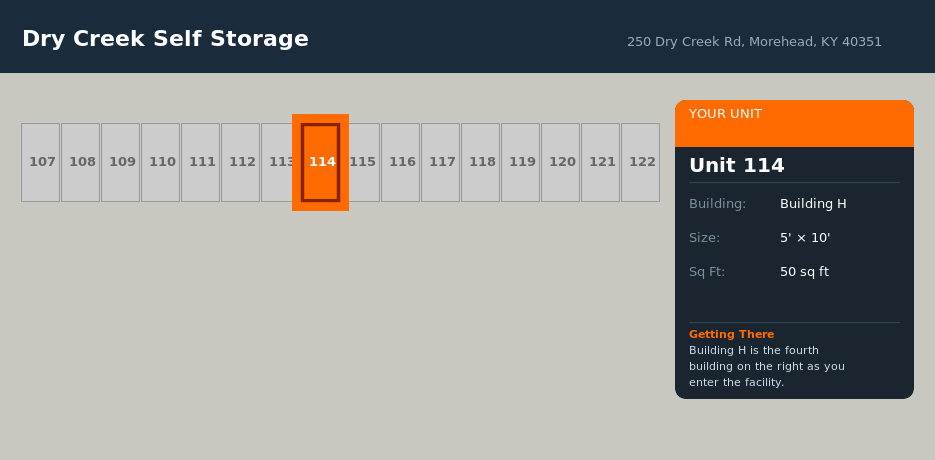 Unit 114 - Dry Creek